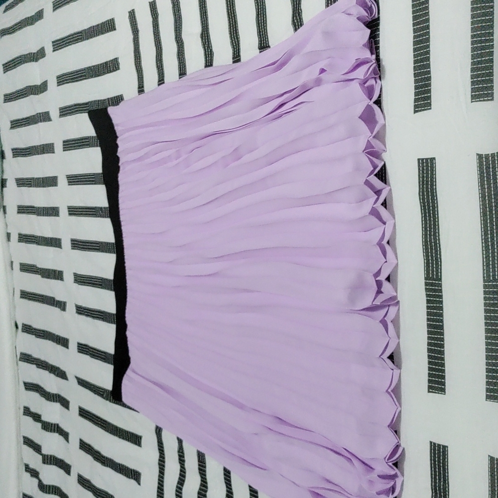 Lined Pleated skirt in lavender size 2X